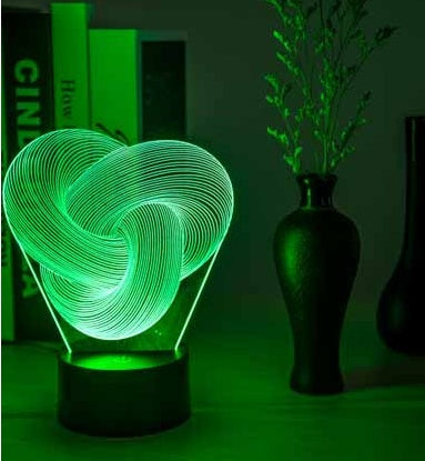 LumiTwist 3D LED Night Light