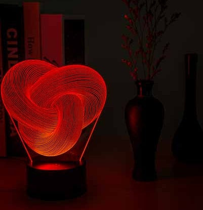 LumiTwist 3D LED Night Light